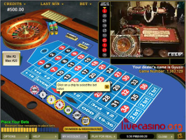 Live roulette Get Lucky energycasino
